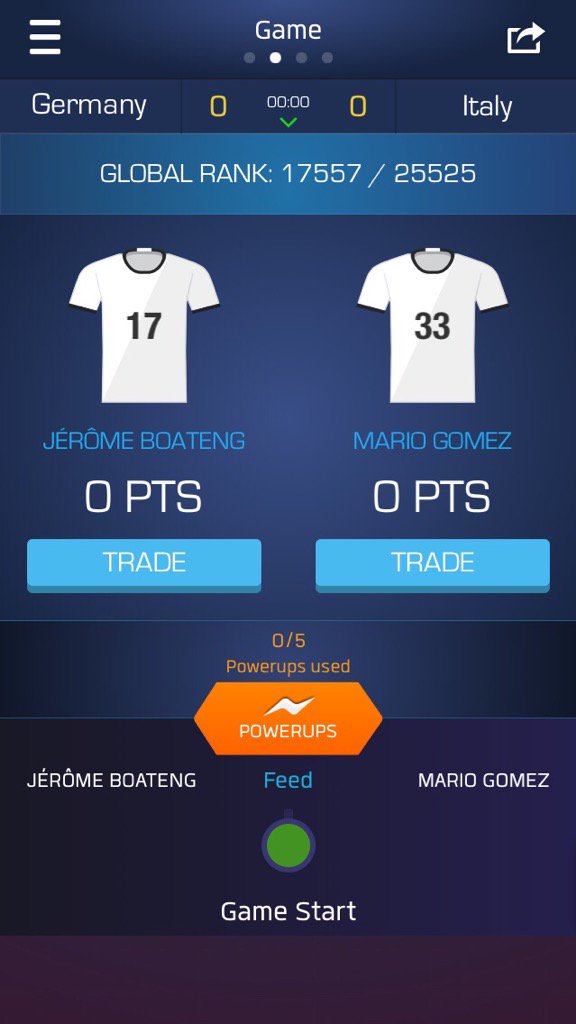 B94Hill's tweet photo. I just drafted Jérôme Boateng &amp; Mario Gomez on @UltimateFanLive for #GER v #ITA https://t.co/LxuKFhpQWN https://t.co/kf3wOGqZ7V