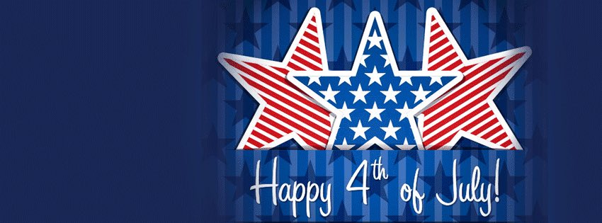 Happy 4th ofJuly! Have a safe holiday!