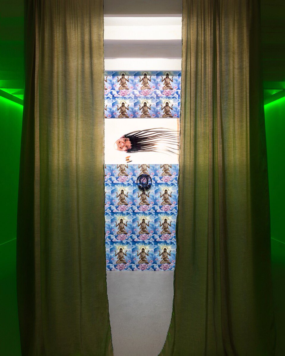 Interstitial_T's tweet image. Gallery open till 7pm today #delusionalmandala by Lu Yang