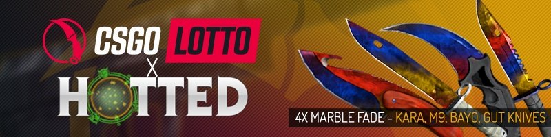 A day left to enter the 4x Marble Fade knife giveaway! Good Luck everyone!!
gleam.io/Iv6lt/hotteds-…