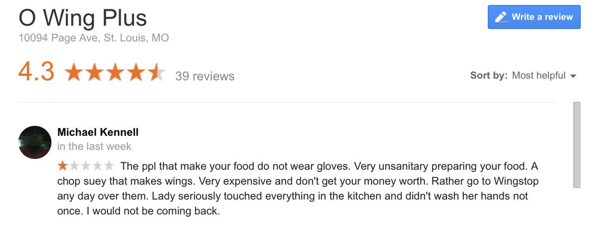 owingplus's tweet image. Racist comments like this breaks our hearts. Don't know who Chop Suey is, but if he worked for us he'd wear gloves.