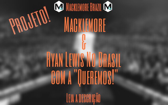 mackbrazil's tweet photo. O que vocês acham da @Queremos trazer o Macklemore &amp; Ryan Lewis para o Brasil?

Imagina ver nosso duo fav cantando?! https://t.co/n91TGisY6j