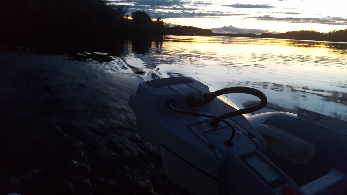 Quiet evening runabout.