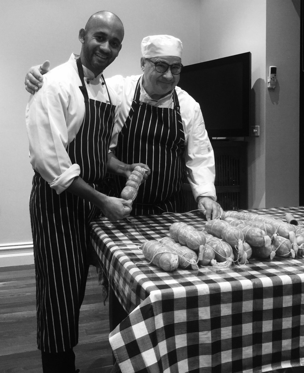 Chefjohnmaurice's tweet photo. Proud to collaborate w Artisan salumi maker Guy Scalise producing a salami with a Mauritian twist for @SalamiFesta https://t.co/vPiI72RhID
