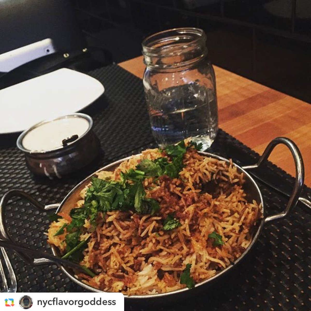 malaimarkenyc's tweet photo. Lamb biryani | basmati rice gently perfumed with deep, earthy masalas, tossed with succulent pieces of lamb https://t.co/QGYtZMkOAm