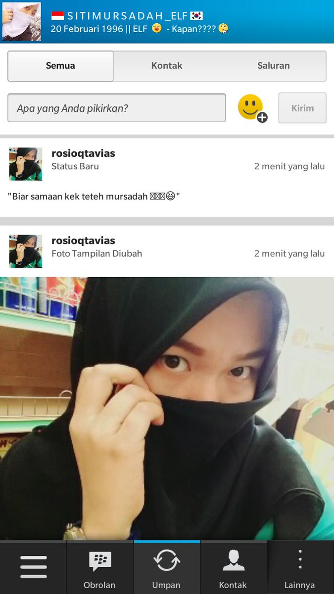 sitimursadah's tweet photo. Saat caption kita samaan #unisayang #RosiOkvitasari #Padang #Banten https://t.co/dudG7XlTPa