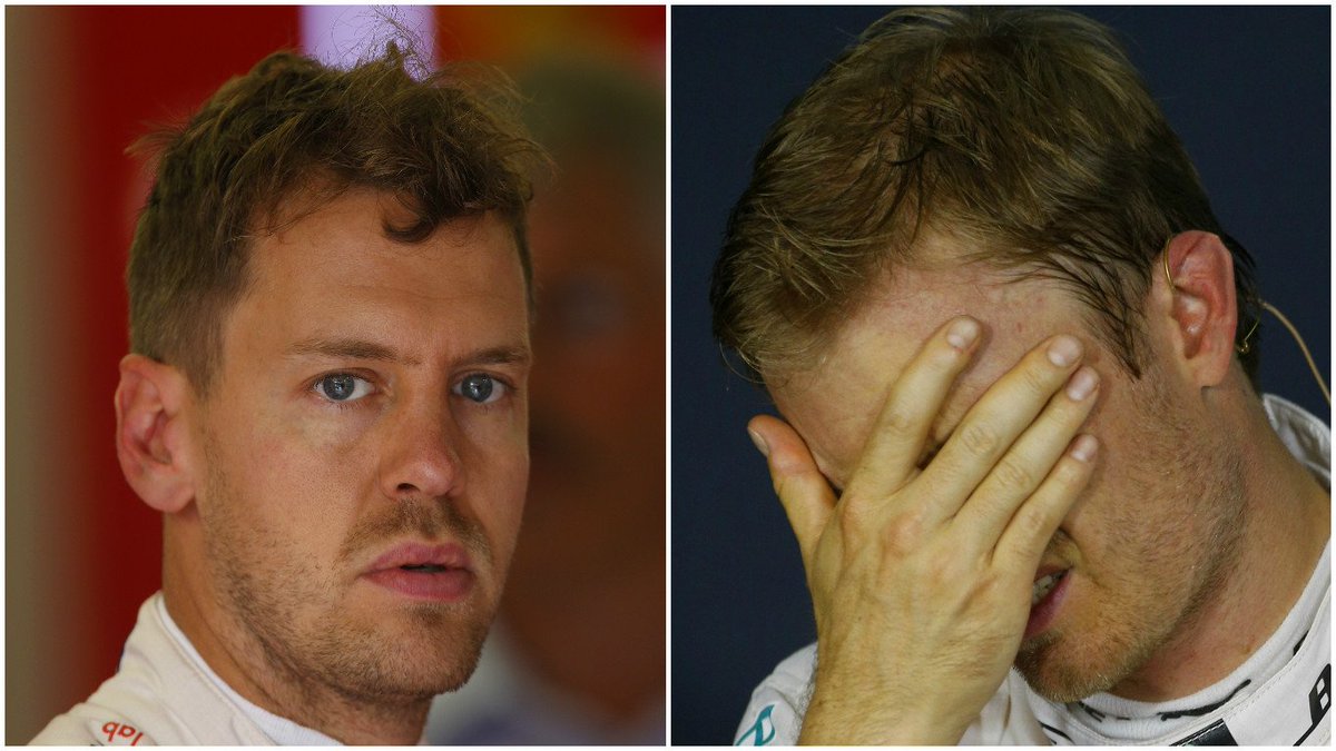 F1's tweet photo. Not all Germans have had luck with penalties this weekend  

#Vettel #Rosberg #AustrianGP #GERITA #F1 https://t.co/QcweL1ZJrd
