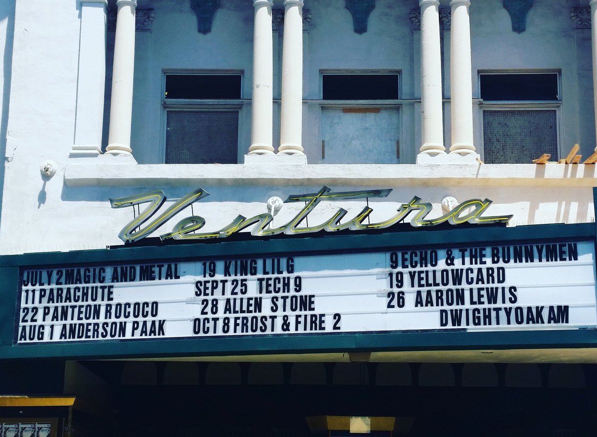 Haven't been to <a href="/VenturaTheater/">Ventura Theater</a> in more than 5 years! Ready for some #MagicAndMetal!