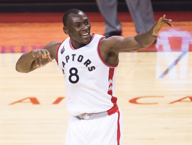 Cabbie's tweet photo. Toronto will really miss @bismackbiyombo0. Salute you Biz! https://t.co/ov1c5bBSCB