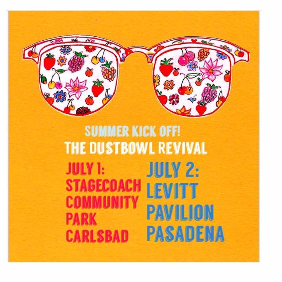 EnjoyPasadena's tweet photo. TONIGHT 7/2 | 8PM | FREE | @dustbowlrevival LIVE at Levitt #Pasadena 🇺🇸🎤🎻 https://t.co/Q8DaiOn0w6