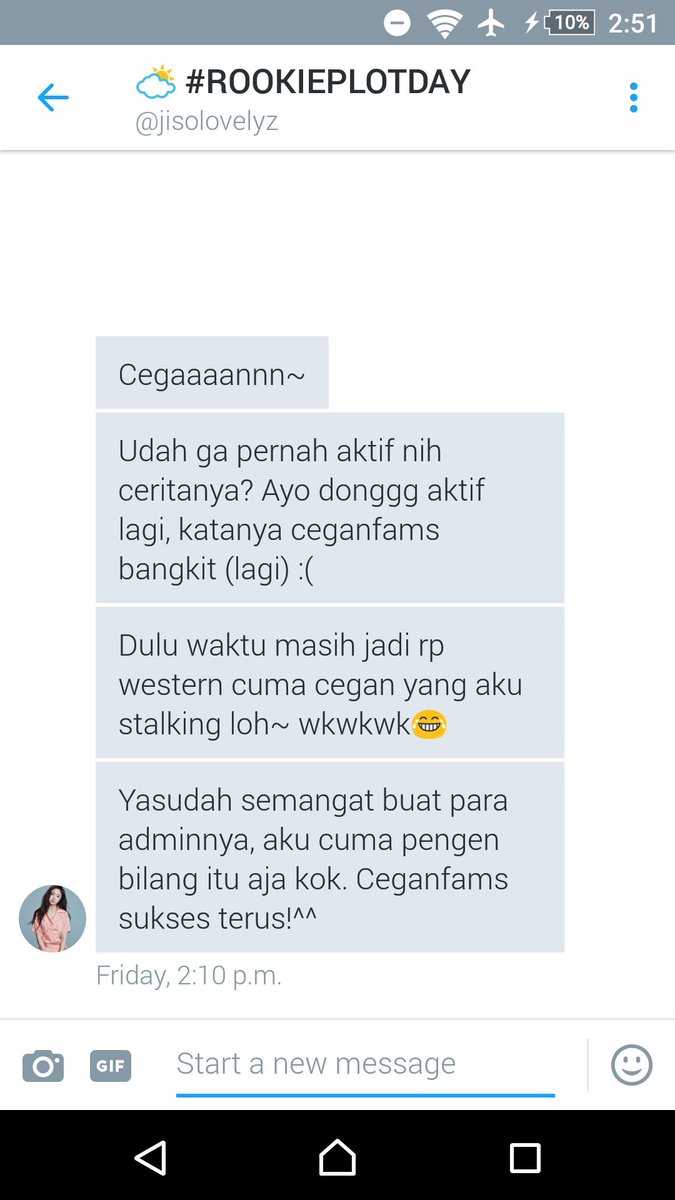 Kamu iya kamu.. Terima kasih sudah membuat pagi ini terasa baik😍😘💞