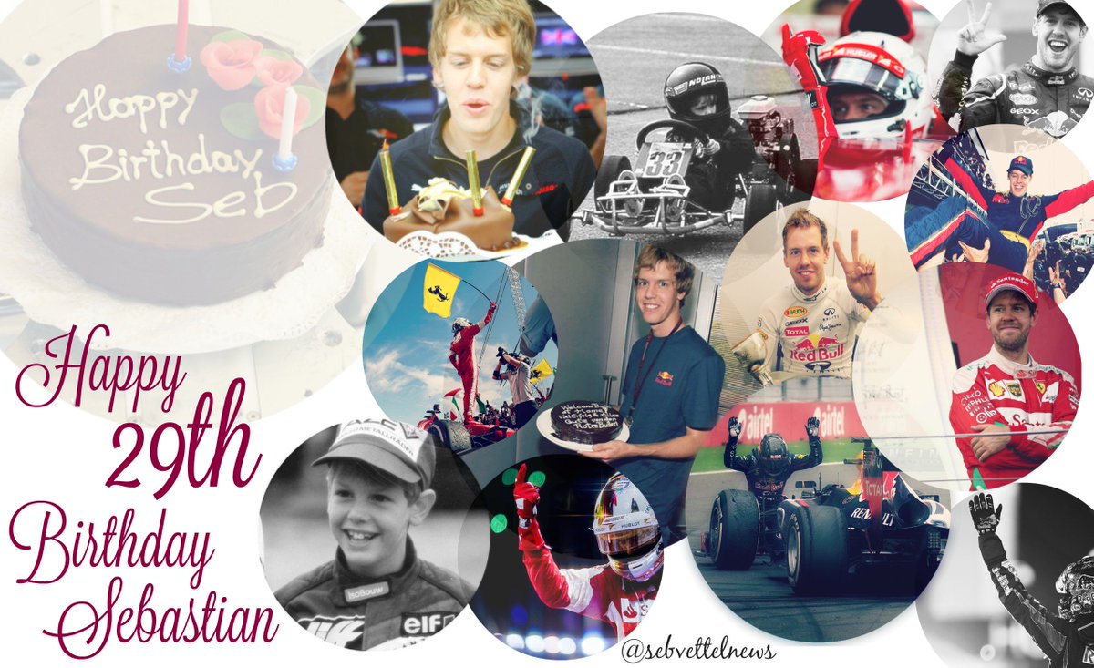 It's July 3rd so... Happy Birthday to Seeebbb 🎶🎂🎉

Our champ turns 29 today 😄

#HappyBirthdaySebastianVettel #Vettel