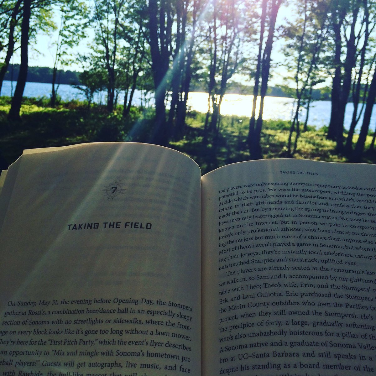 EricoTheriault's tweet image. @SamMillerBP @BenLindbergh  reading #TheOnlyRuleIsItHasToWork lake side here in #NovaScotia #Sonoma @SonomaStompers