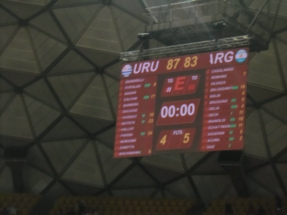 asi cerro el encuentro ARG-URU em este #Suramericano2016 
con #Uruguay quedando en el 3er puesto <a href="/acasallenafm/">A Casa Llena</a>