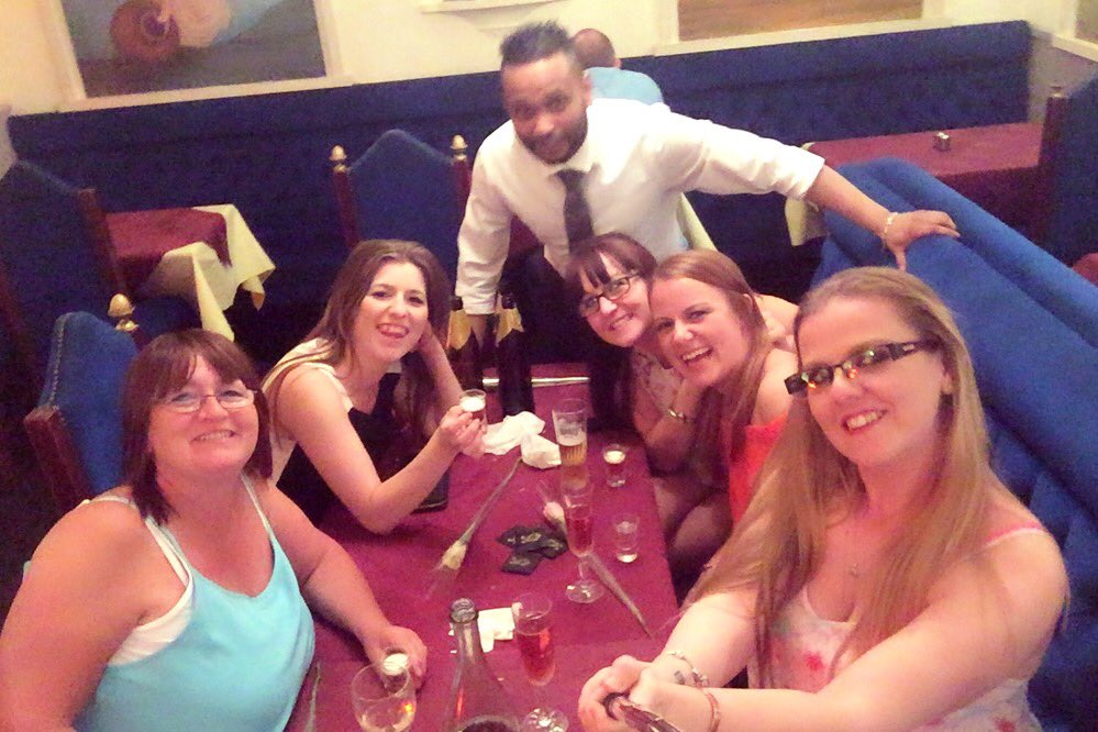 RosieMaryBush's tweet photo. Best curry in Cleethorpes, not to mention best service @agrahcleethorpes #agrah  #curry #freeshots https://t.co/33GycROGDF
