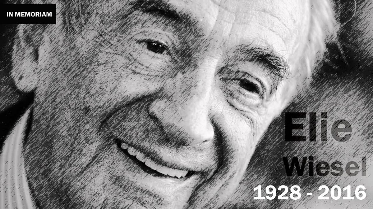 Remembering holocaust survivor Eliezer "Elie" Wiesel bit.ly/29fqsjS?utm_me… https://t.co/hBAgAVbYuB