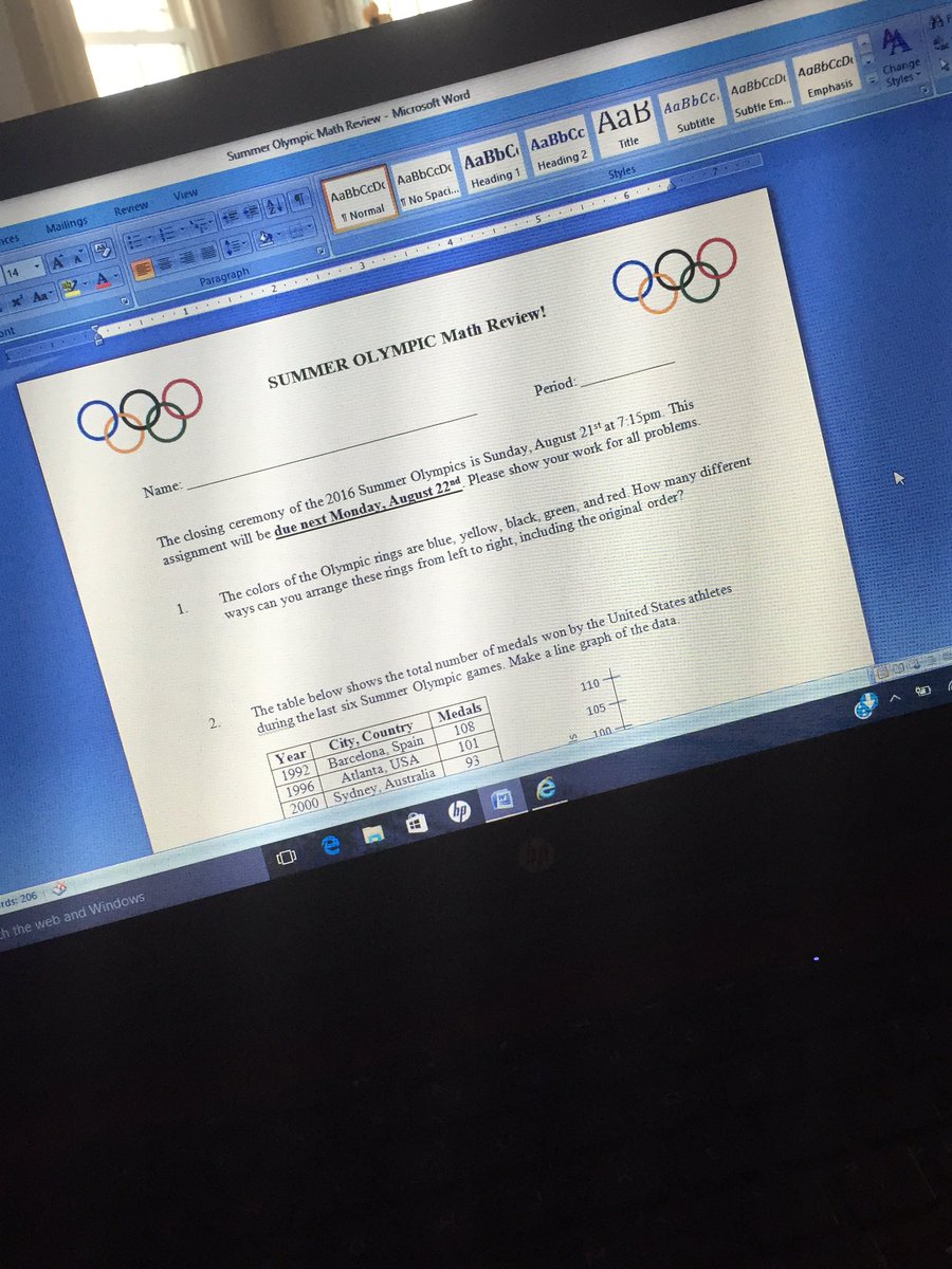 LCarisBGCS's tweet image. Guess what I'm doing...😁 ❤️ #OlympicMath #FirstAssignment #MathInRealLife #SportsAndMath #MyIdeaOfFun #Obsessed