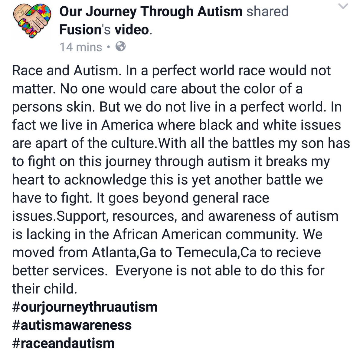 OurJourneyThru's tweet photo. #ourjourneythruautism
#autismawareness
#raceandautism https://t.co/Bap4UbD94k