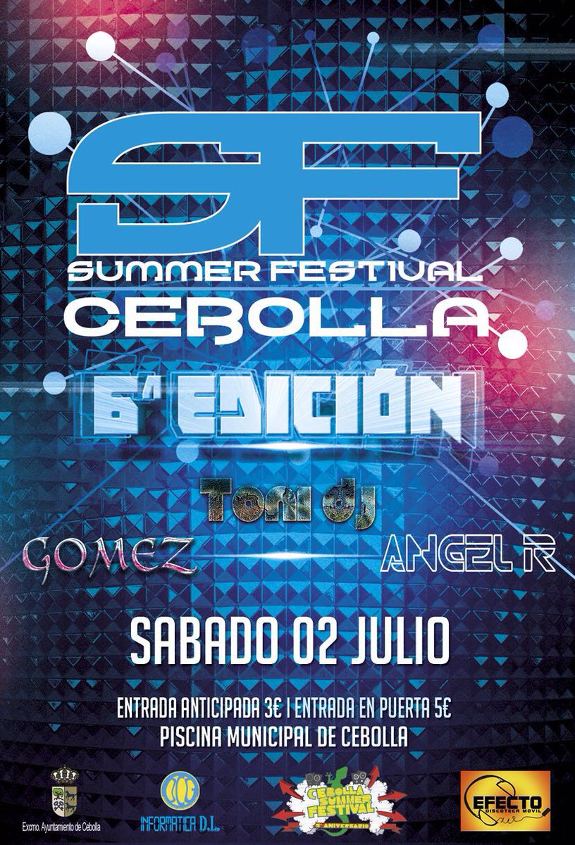 _SummerFestival's tweet photo. Queremos dar las gracias a todos aquellos que os habieis acercado a  Cebolla Summer Festival 2016. https://t.co/EbsxR7eesz