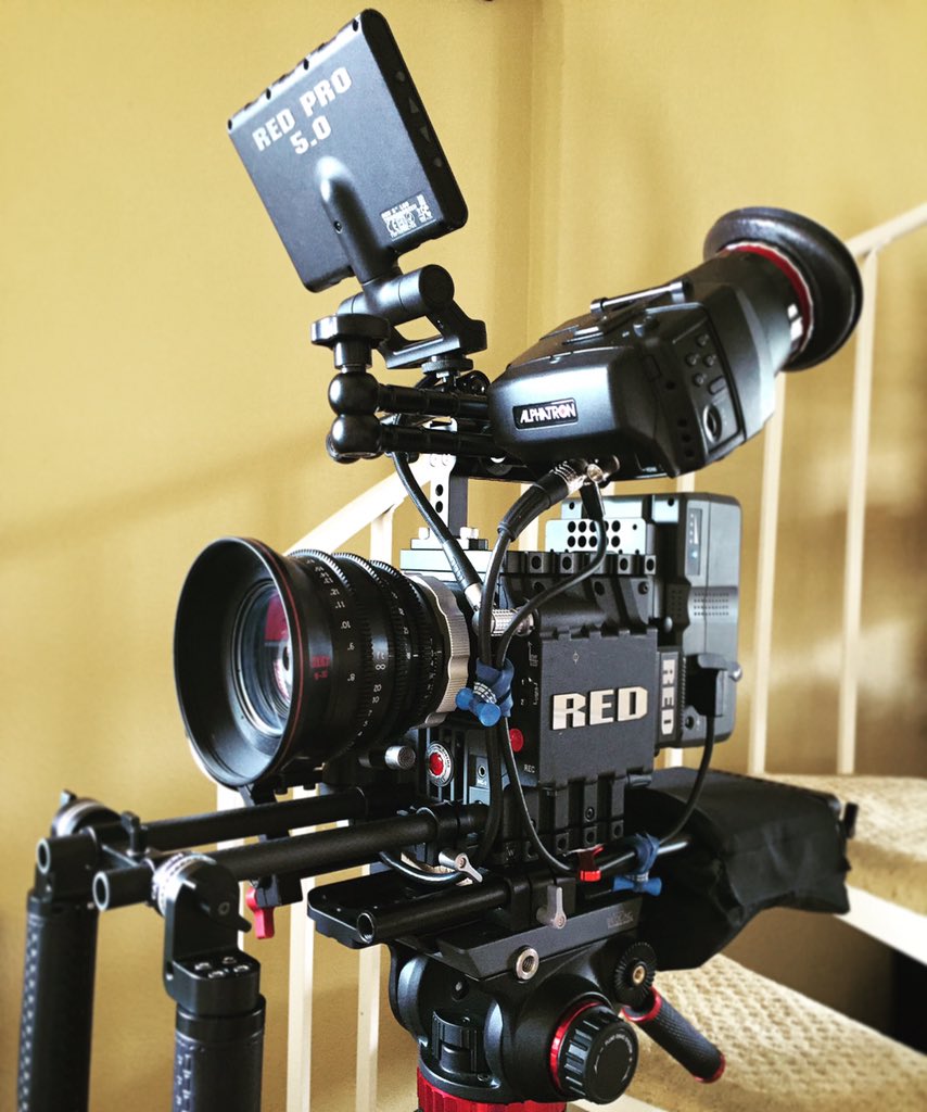 Couple tweaks -our #REDScarlet now has a 5.0 touch monitor &amp; #Alphatron EVF - Rent now @  fortepictures@gmail.com 🎥