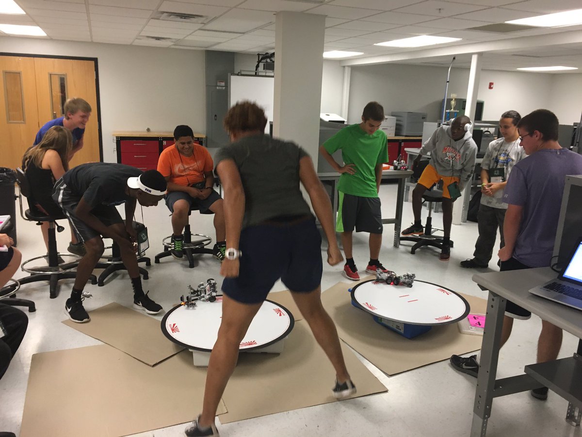 Day 1 of the NAVY STEM Camp at GEARS is a success! The campers got their first taste of SuGO, and they love it!