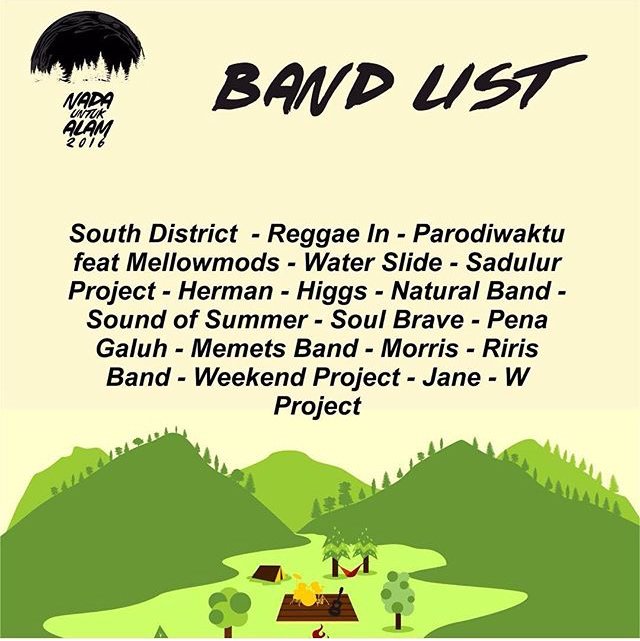 mari kita ramaikan 16-17 juli 2016 at taman hutan raya mandiangin banjarbaru