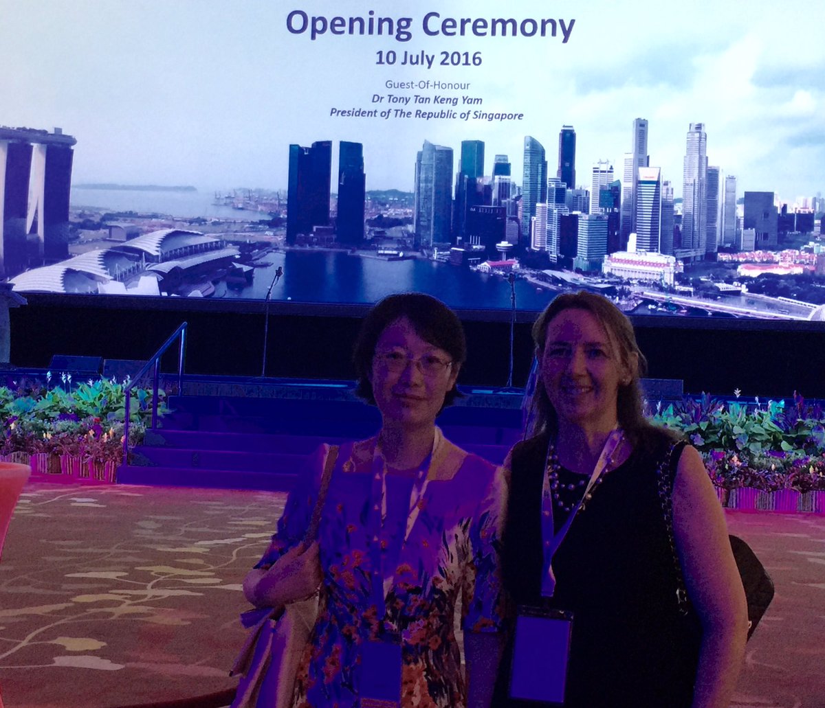amanda_clack's tweet photo. Dr Tony Tan Keng Yam #President of #Singapore opens World Cities Summit with 400 Mayors talks city climate impact https://t.co/iIRerPgOxN