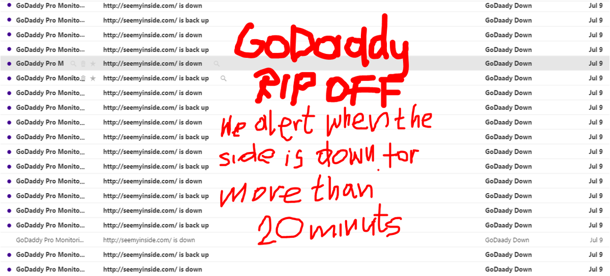 SeeMyOutside's tweet photo. GoDaddy RIP OFF WALL STREET COMPANY
and hate TRUMP
https://t.co/omA4FSFT4H https://t.co/gtcm6bKejl