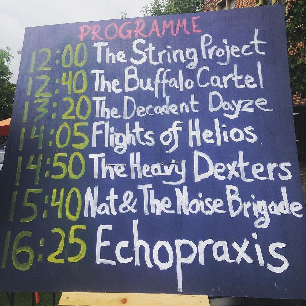 echopraxisband's tweet photo. #Echopraxis live @cowleyroadcarnival  today @cityarmsoxford 4:25pm! https://t.co/crl4t5k6iH https://t.co/2MBDZ4FfFw