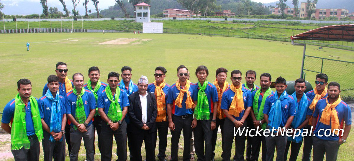 cricketlok's tweet photo. सुभकामना नेपाली टिम l 
बेलायत भ्रमणको लागि नेपाली टिमको आज बिदाई गरिएको छ - https://t.co/pxEI4tJmft #NepalCricket https://t.co/PABy6TYFKi