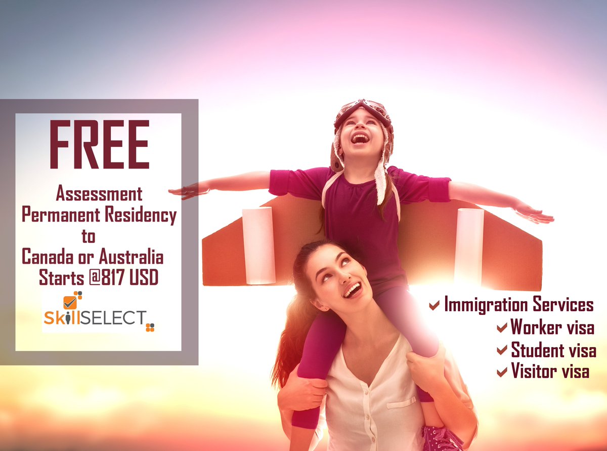 SkillSelect1's tweet photo. Apply Permanent Residency for Canada &amp; Australia Contact 97142844414 https://t.co/lm6DUy8WxO