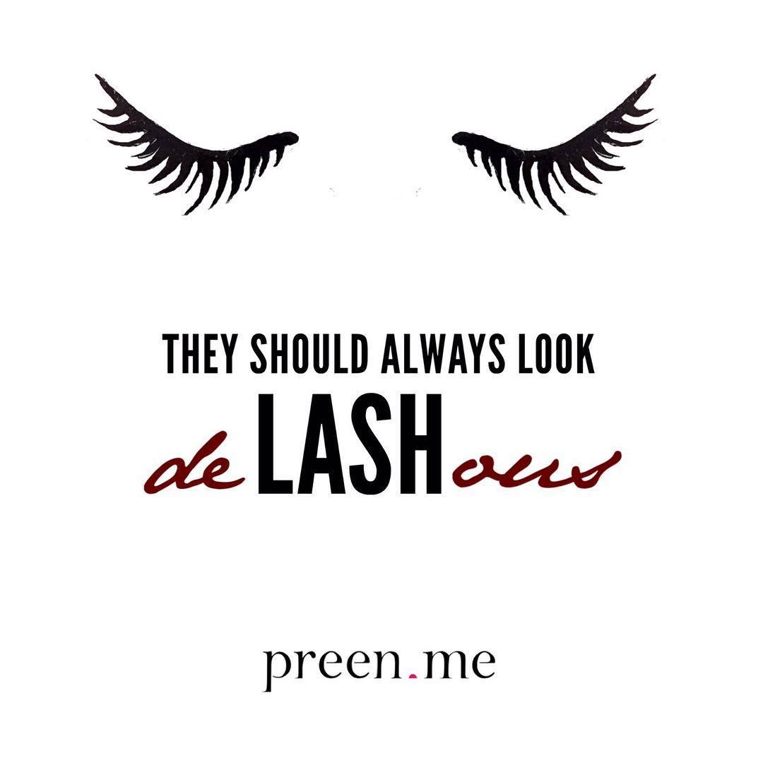 preendotme's tweet photo. "They should always look deLASHous." @preendotme #BeautyQuote #QOTD https://t.co/7kCYdZQ60p
