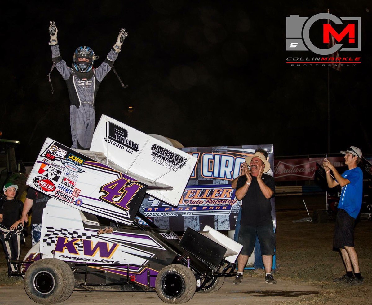 JoesRacing's tweet photo. Congrats @GioScelzi, your #CAspeedweek Champion! @CollinMarkle_5 Pic #MicroSprint https://t.co/aPoErQTFwP