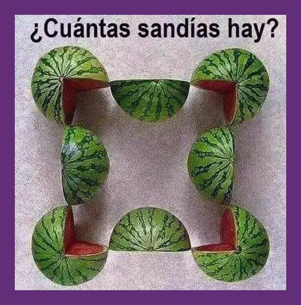 MasScience's tweet photo. Uhh!!!! toca #Matematicas ¿cuántas sandias hay? #RevistaMasScience #BlogMasScience #ProyectoMentorMasScience https://t.co/OSInPbnms9