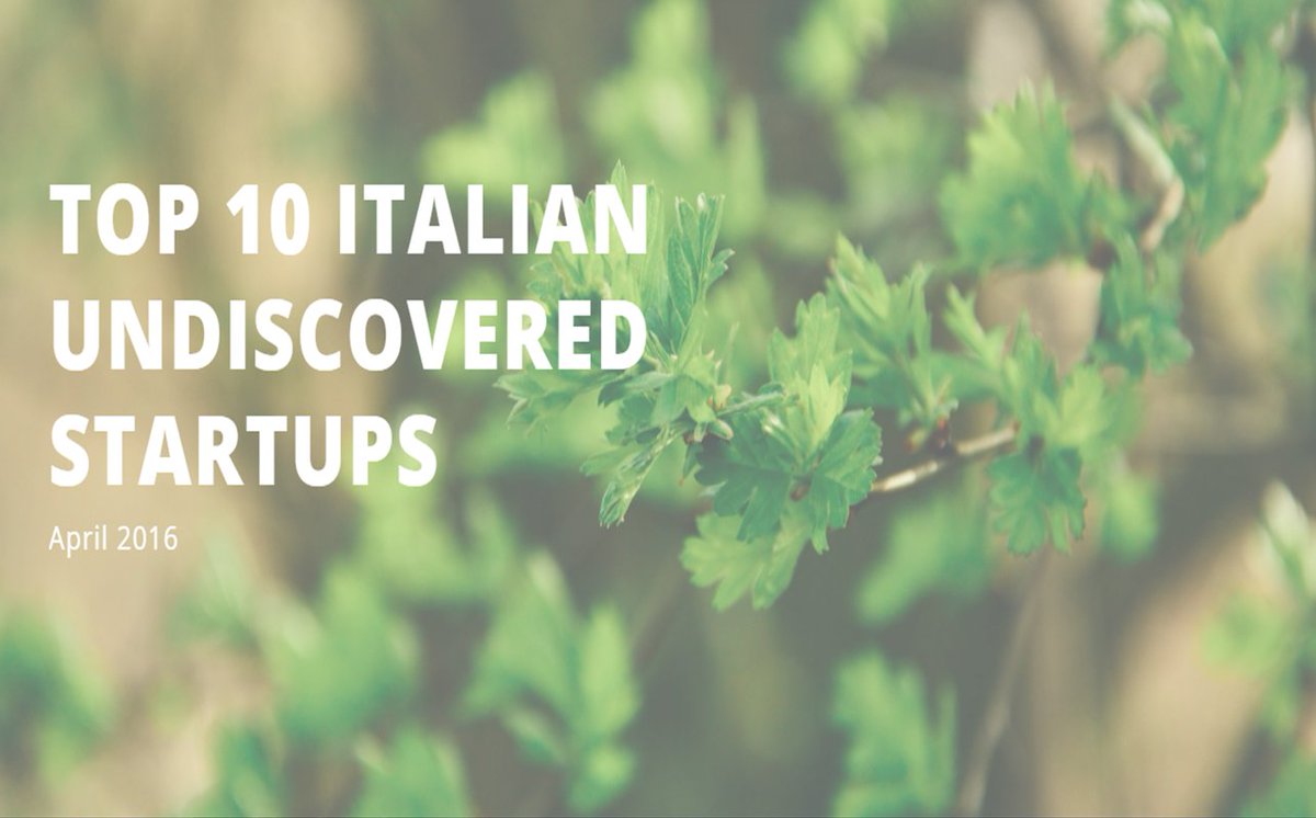 equidam's tweet photo. 10. @illotv 
9.@QuiConApp 
8. @myagonism 
Top 10 Italian Undiscovered #Startups https://t.co/xsYRflKFMb https://t.co/HjW6enUaIH