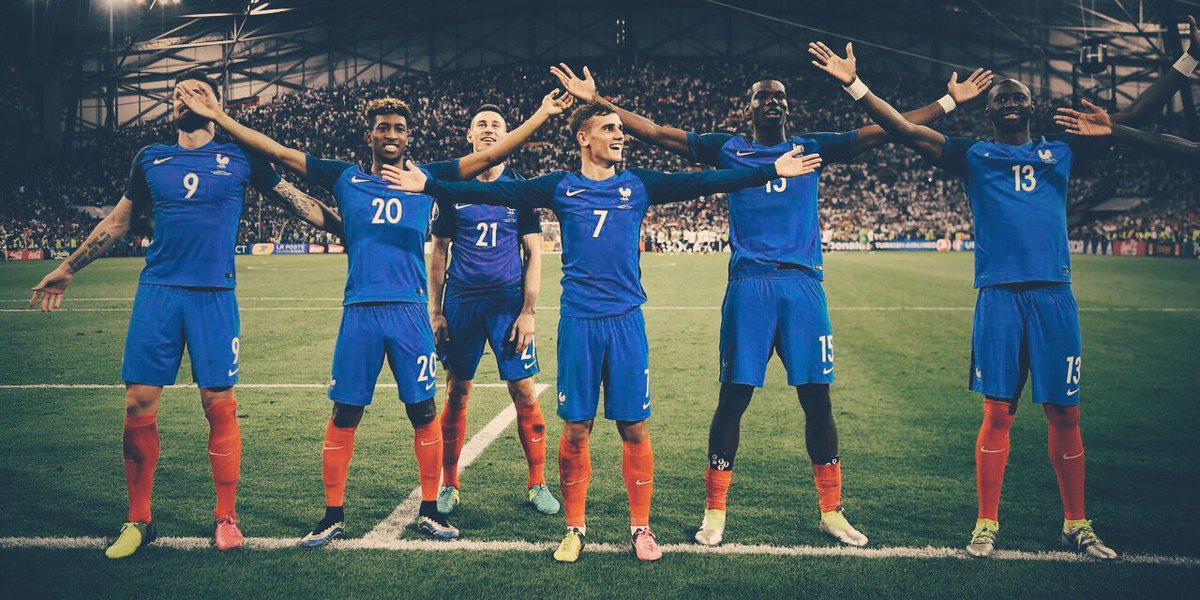 Jour J pour notre belle Équipe de France #foot #euro2016 #tousderrierelesbleus🔵⚪🔴🏆⚽ <a href="/equipedefrance/">Equipe de France ⭐⭐</a>