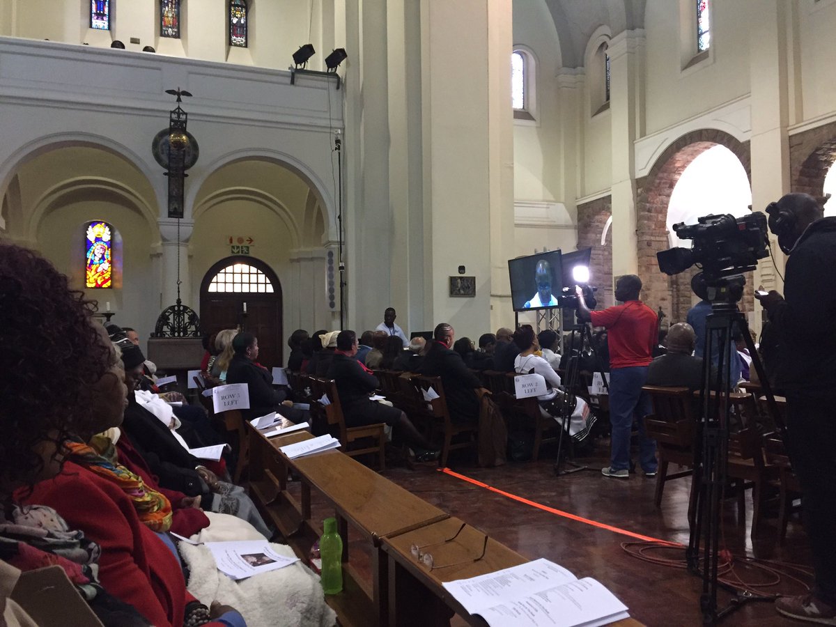 SECTION27news's tweet photo. #ArchTutu celebration of the Arch. Made bishop of Jhb months b4 start of Soweto uprising. https://t.co/HnoLadzWTD