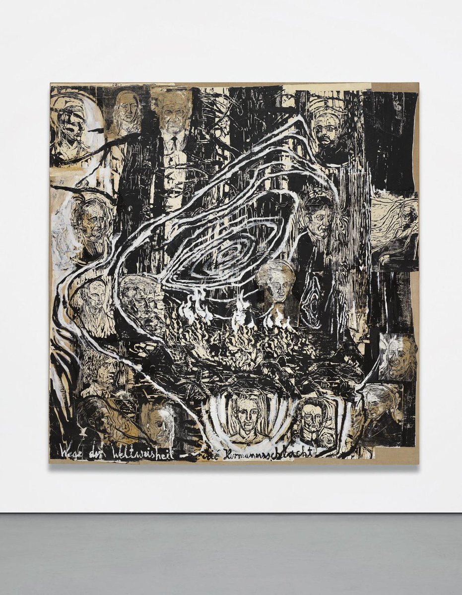 Wege Der Weltweisheit - Die Herrmannsslacht, 135×130in, Sold for $524,603 USD #anselmkiefer auctionclub.com/public/histori…