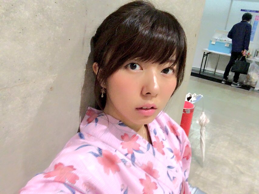 Mariko Nakamura 中村麻里子 Akb48夏祭りin幕張メッセ 名刺お渡し会 イベントありがとうございました 午前中は私服 午後は浴衣着たよ