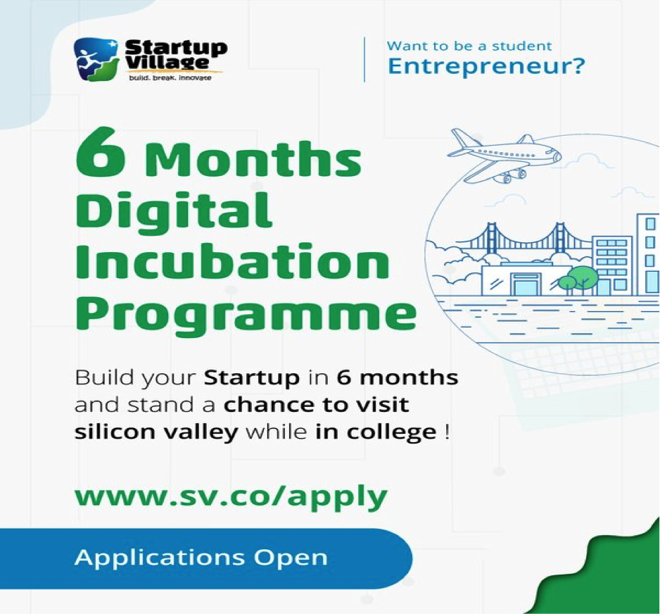 startupindia's tweet photo. Startup Village launches its 6 mnth digital incubation programme #startupindia @nsitharaman https://t.co/81nddcywHb https://t.co/XmSsFdN2Wx