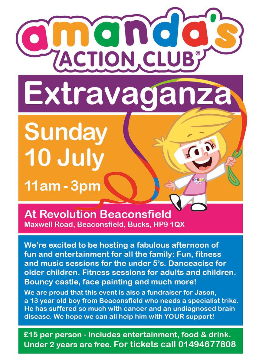 AmandaFrolich's tweet photo. See you today at our family extravaganza #fundraising #event @danceacise @DannoScordinoP @BoogieBounceXtr @bfacesuk https://t.co/rmBkROZiyP