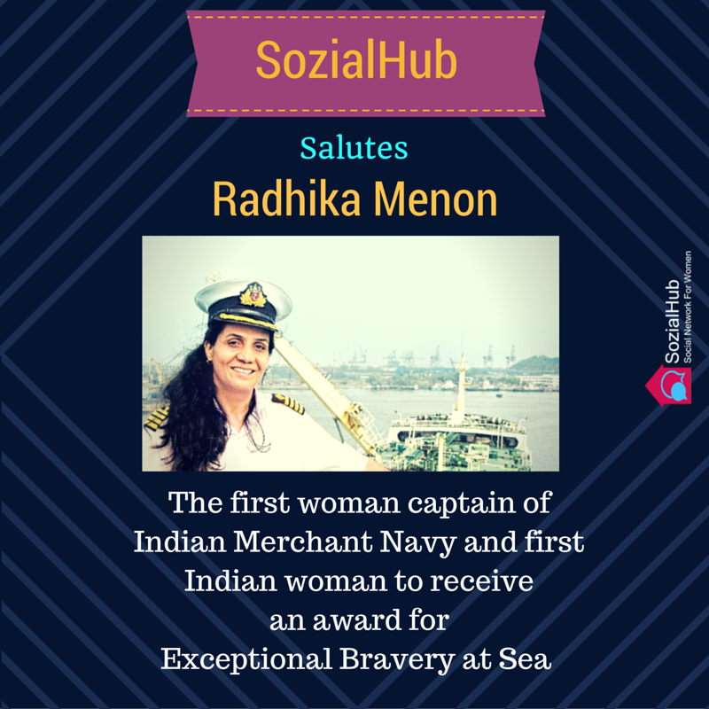 SozialHub's tweet photo. #radhikamenon #firstwomancaptain #india #womenempowerment https://t.co/ZYsoTLTicw