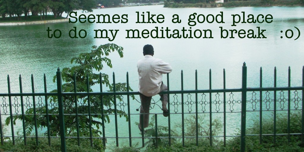 no place is unsuitable for #meditation