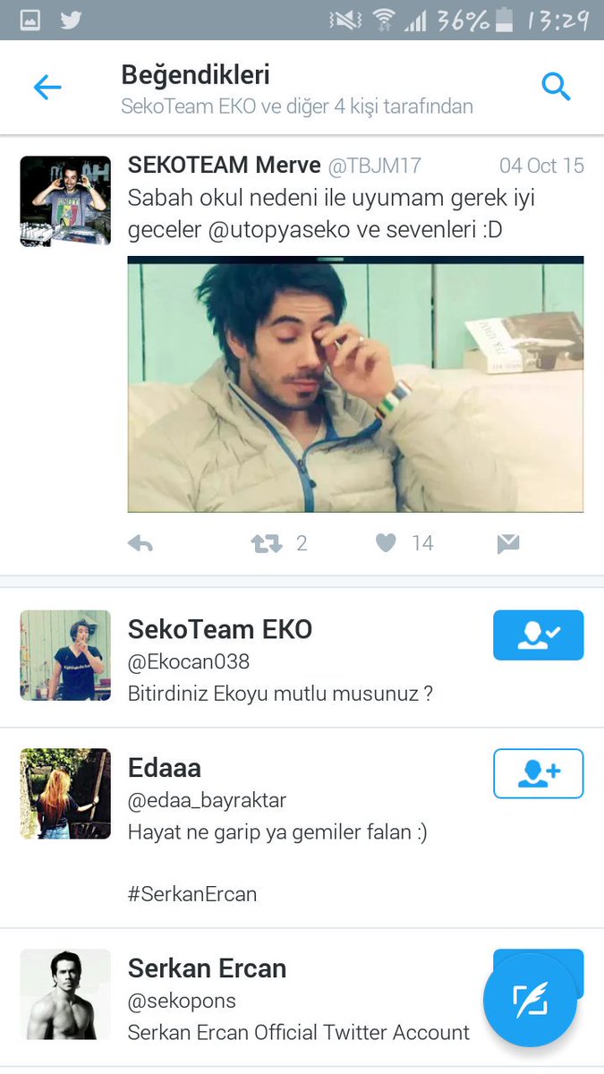 TBJM17's tweet photo. Ne güzel adam 💕💕 #SerkanErcan #SekoTeam https://t.co/nH4rlZGS5h