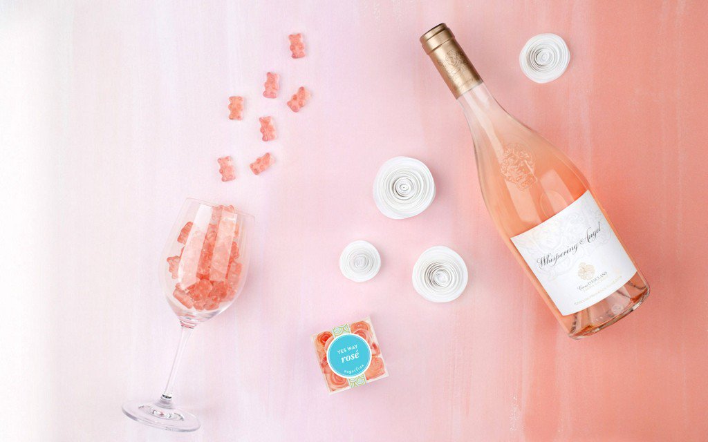 TravelLeisure's tweet photo. The waitlist for rosé gummy bears is insane: https://t.co/shOPWtEHDl https://t.co/zpcLlV85lz