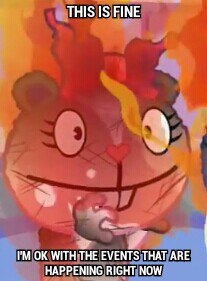 // When you stay up until 3 or 4 am watching #HappyTreeFriends