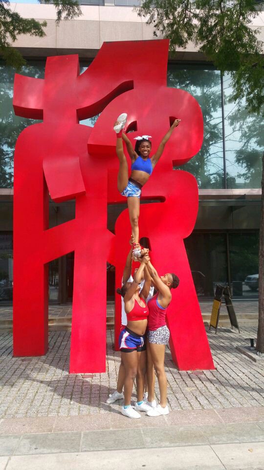 chaszminenycole's tweet photo. I guess you can say I had an adventurous day with the cheer squad #FM2EIGS #TP3A https://t.co/SetNFM3hz4