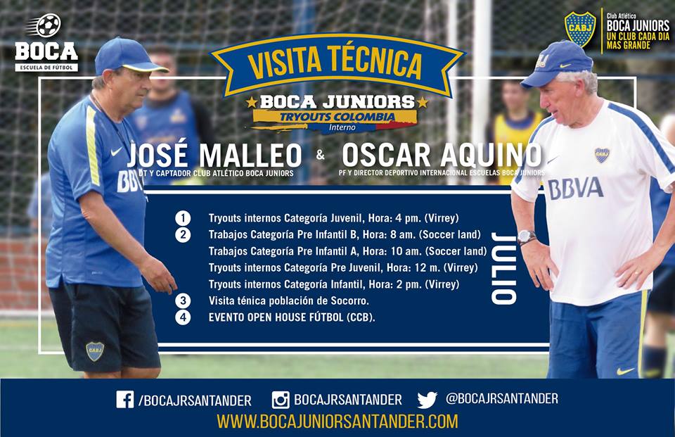 EDSTU10's tweet photo. Gracias: Jose Malleo y Oscar @pfoscaraquino excelente dia de tryout en Bucaramanga #BOCASUB14 @BocaJrSantander #ES10 https://t.co/kn5JSKfZJY