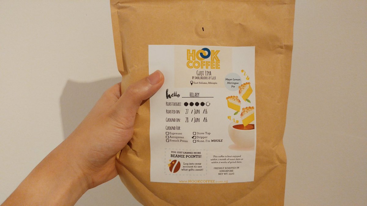 hilaryho_'s tweet photo. Another month, another bag ❤️ #HookCoffee https://t.co/qcMlJA3XRc