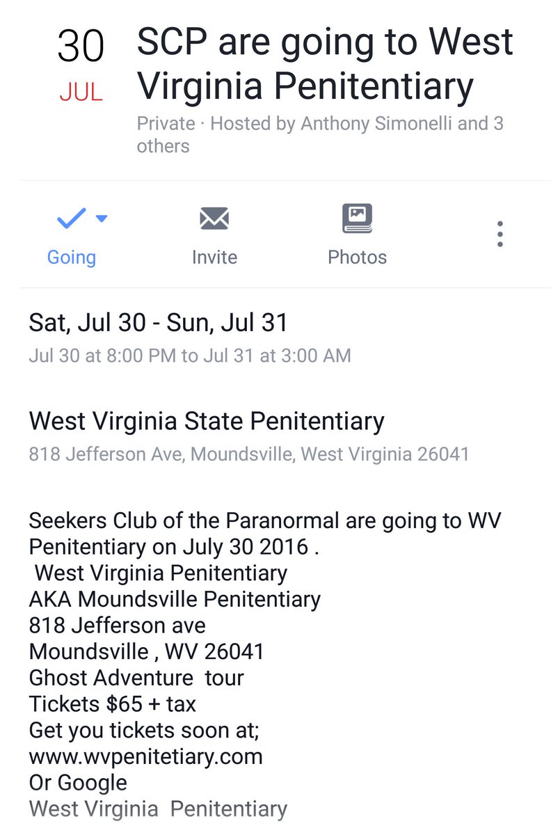 gotghost4us's tweet image. A few more weeks to go . It's a open invite to anyone that want's to go .buy a ticket and meet us down in WV.